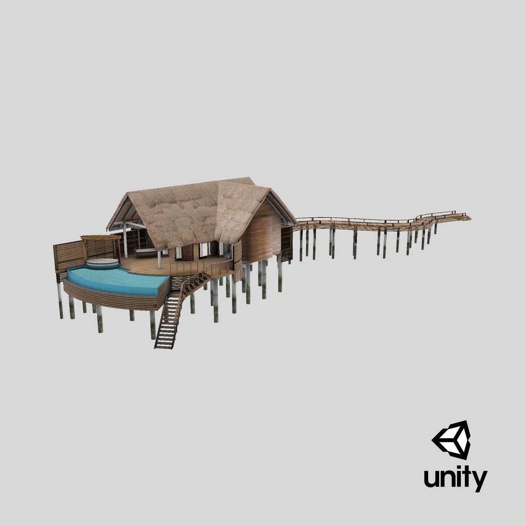 3D Maldives Overwater Bungalow model https://p.turbosquid.com/ts-thumb/cv/6FfVsL/or/stemcell_unity_render/png/1710494022/1920x1080/fit_q87/7f53bae5689b262c4fbef3b85cc4661ba2103125/stemcell_unity_render.jpg