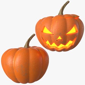 Halloween pumpkin model