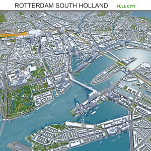 city area building 3D model