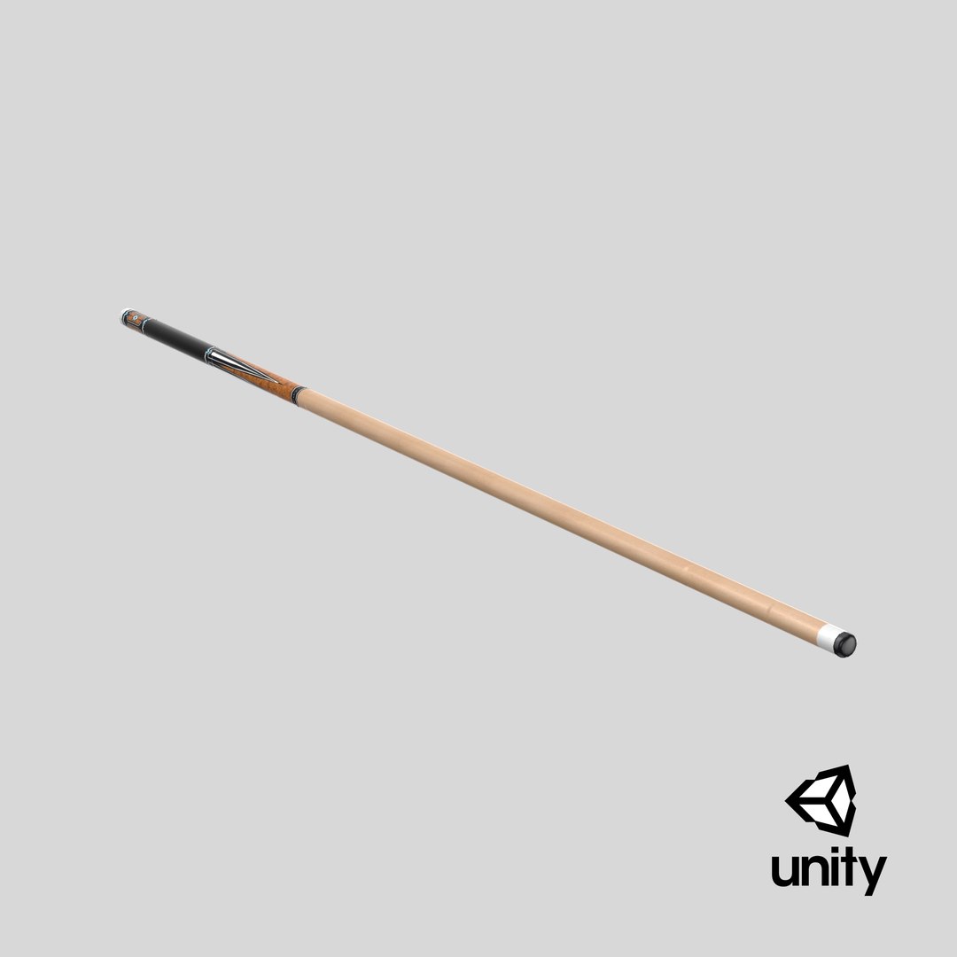 3D Wooden Pool Cue Brunswick https://p.turbosquid.com/ts-thumb/cv/HapDiJ/Ad/stemcell_unity_render/png/1716035616/1920x1080/fit_q87/6039880be5edeeb22e0249747461d403d0d933aa/stemcell_unity_render.jpg