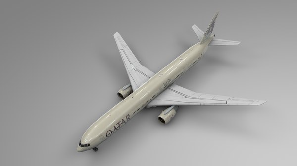 カタール航空_ボーイング777-300ER_L5513Dモデル - TurboSquid 1498678