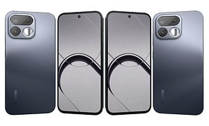 Realme 16T 5G Starlight Black 3D
