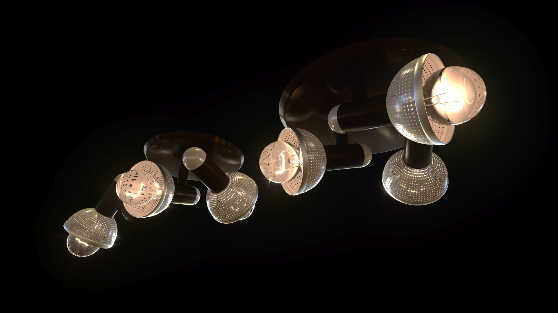 90s Lamps Set Light Bulb 3D Model - TurboSquid 1661026