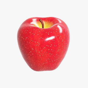 Realistic Red Apple