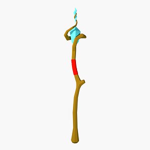 3D Toon Staff Lowpoly