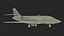 Falcon Business Jet Dassault 2000 Grey Rigged model