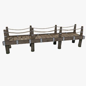wooden bridge 3ds