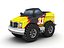 Monster truck de dibujos animados
