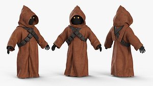 Faceless Ghost Entity in Hooded Cloak Black