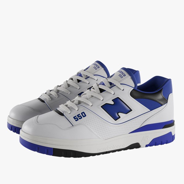 New Balance 550 Blue 3D model