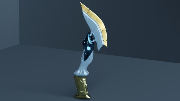 Sci fi axe 3D model - TurboSquid 1391597