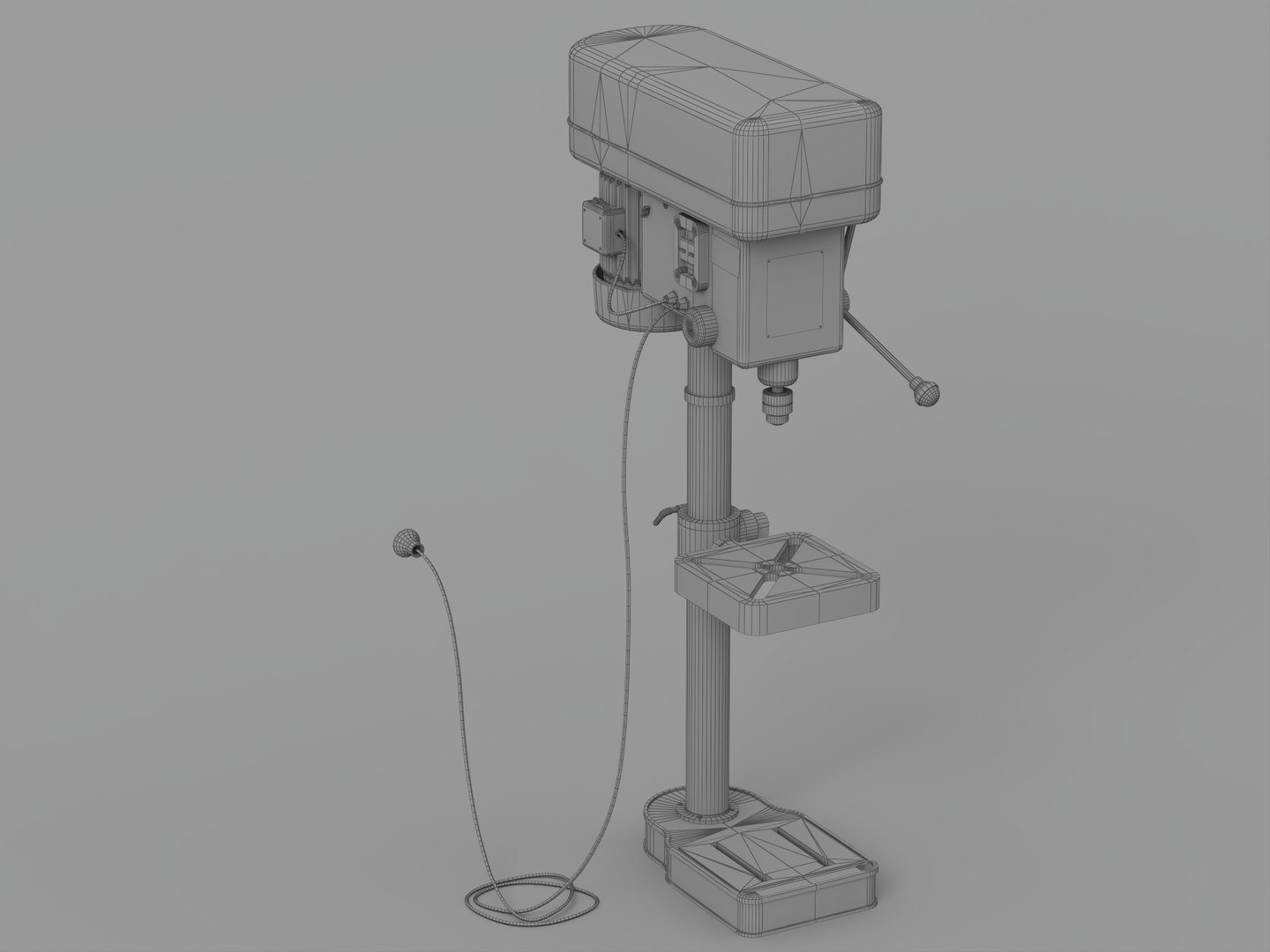 3D Weathered Green Bench Drill Press Industrial Machine https://p.turbosquid.com/ts-thumb/cv/md9jCB/Ca/wire_009/jpg/1790132336/1920x1080/fit_q87/2977f730e9327cd00c7aaa24da34ae2ce6eb4b3b/wire_009.jpg