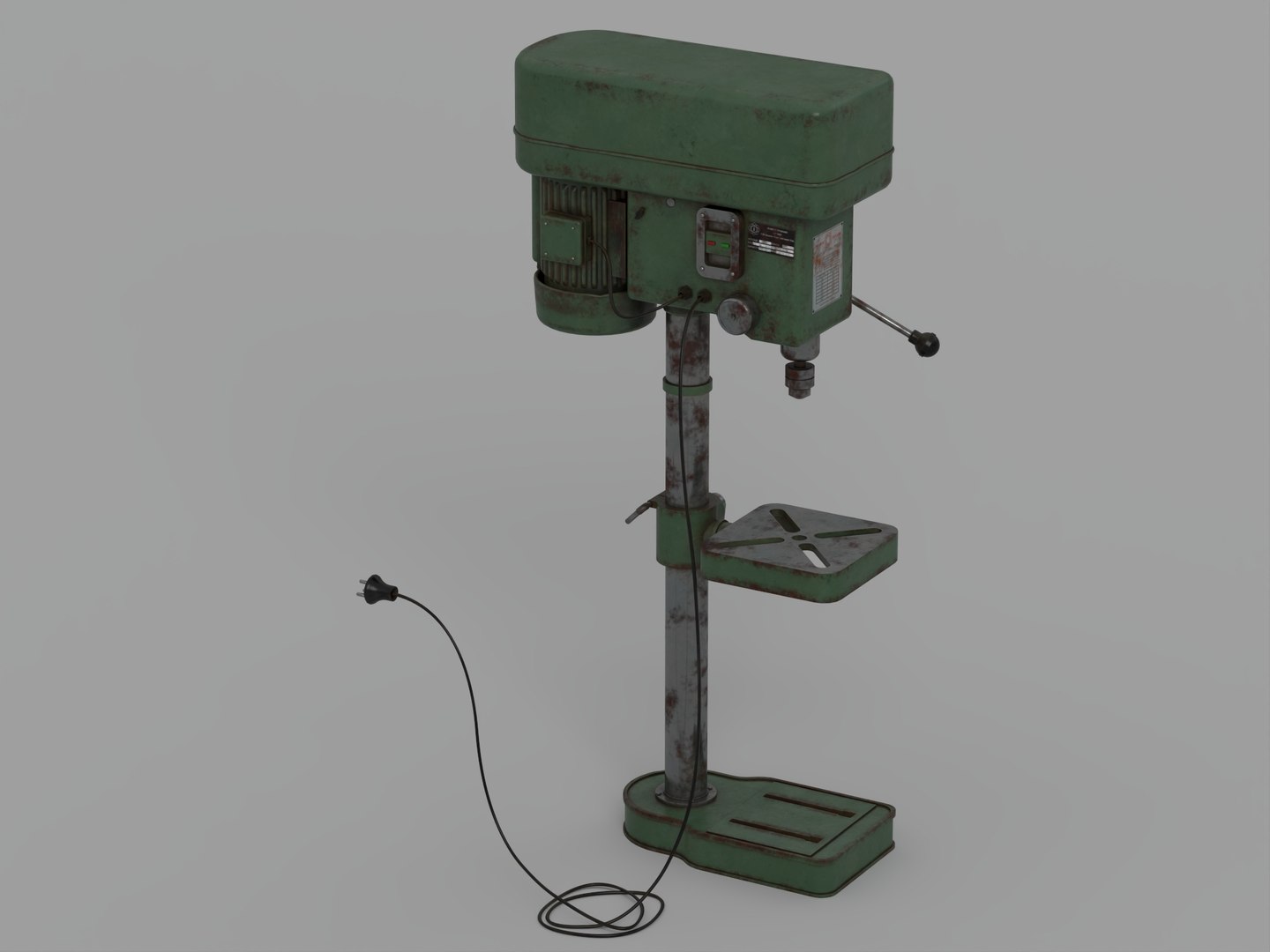 3D Weathered Green Bench Drill Press Industrial Machine https://p.turbosquid.com/ts-thumb/cv/md9jCB/SE/wire_001/jpg/1790132329/1920x1080/fit_q87/49080266f40d862737e5e1533c4220d561430d36/wire_001.jpg