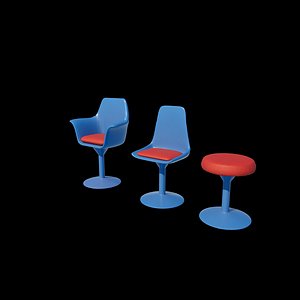 Tulip chair 3D model