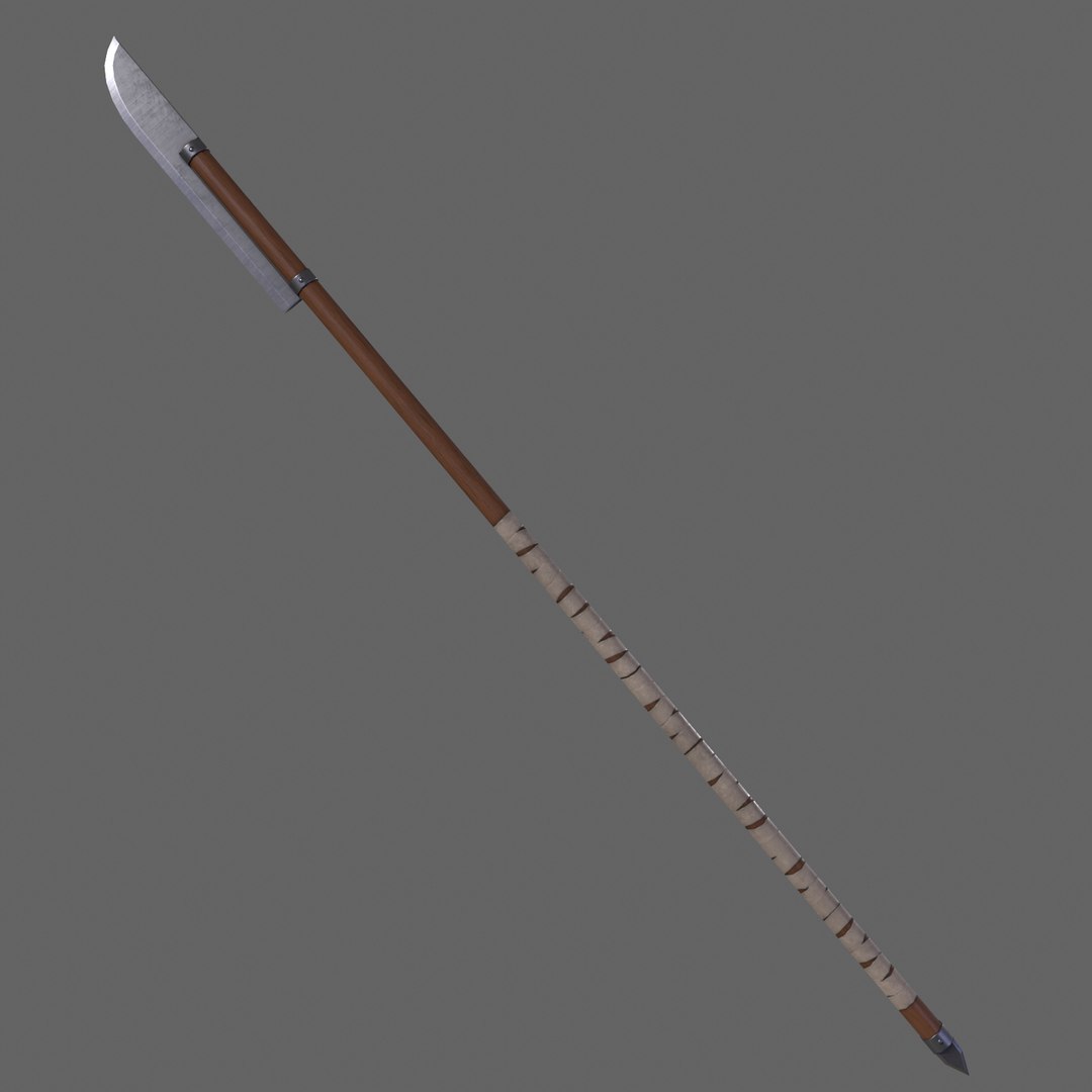 3D PBR Polearm V3c Model - TurboSquid 1941326