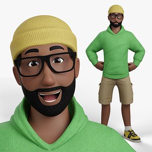 Cartoon man Rig