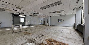 abandoned office interior 3D model