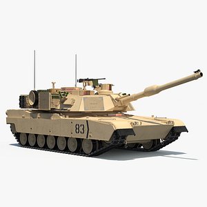 3D M1A2 Abrams US Army model