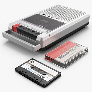 3D QFX Retro 39 Shoebox Tape Recorder with TDK Tape and Box Set
