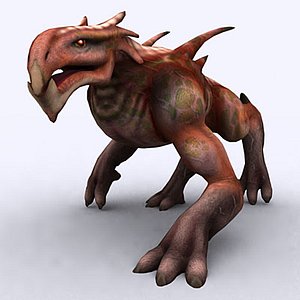 3d fantasy monster model