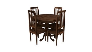 3d kitchen table model