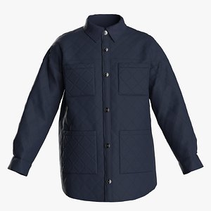 Male capitone jacket 3D model