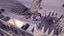 Falcon animated flying in Traditional heritage building desert
