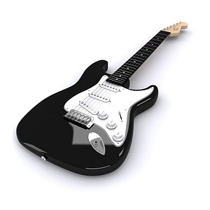 stratocaster 3d 3ds