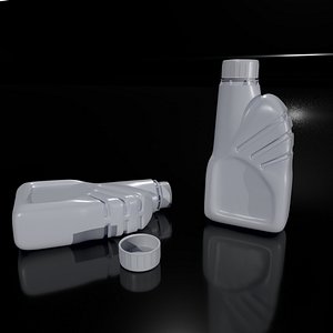 Motor oil container model