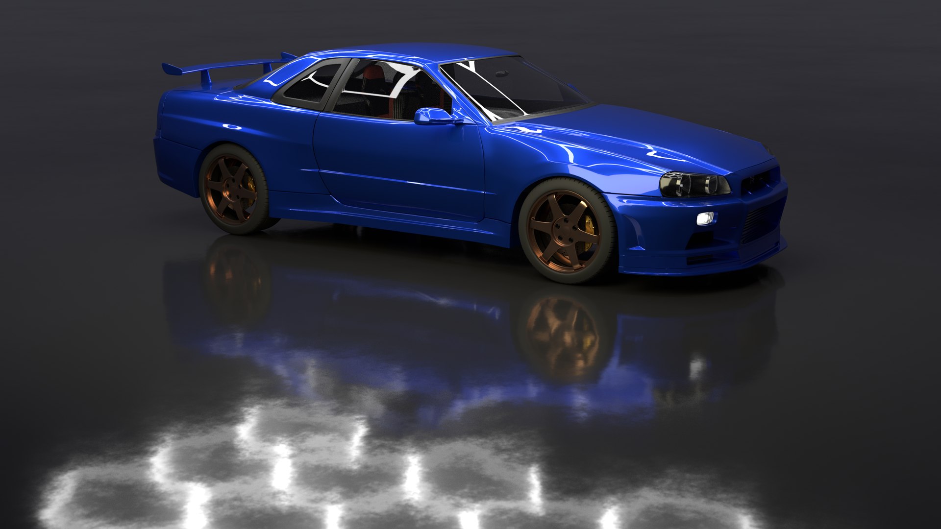 3D Nissan Skyline GT-R R34 - TurboSquid 2302128