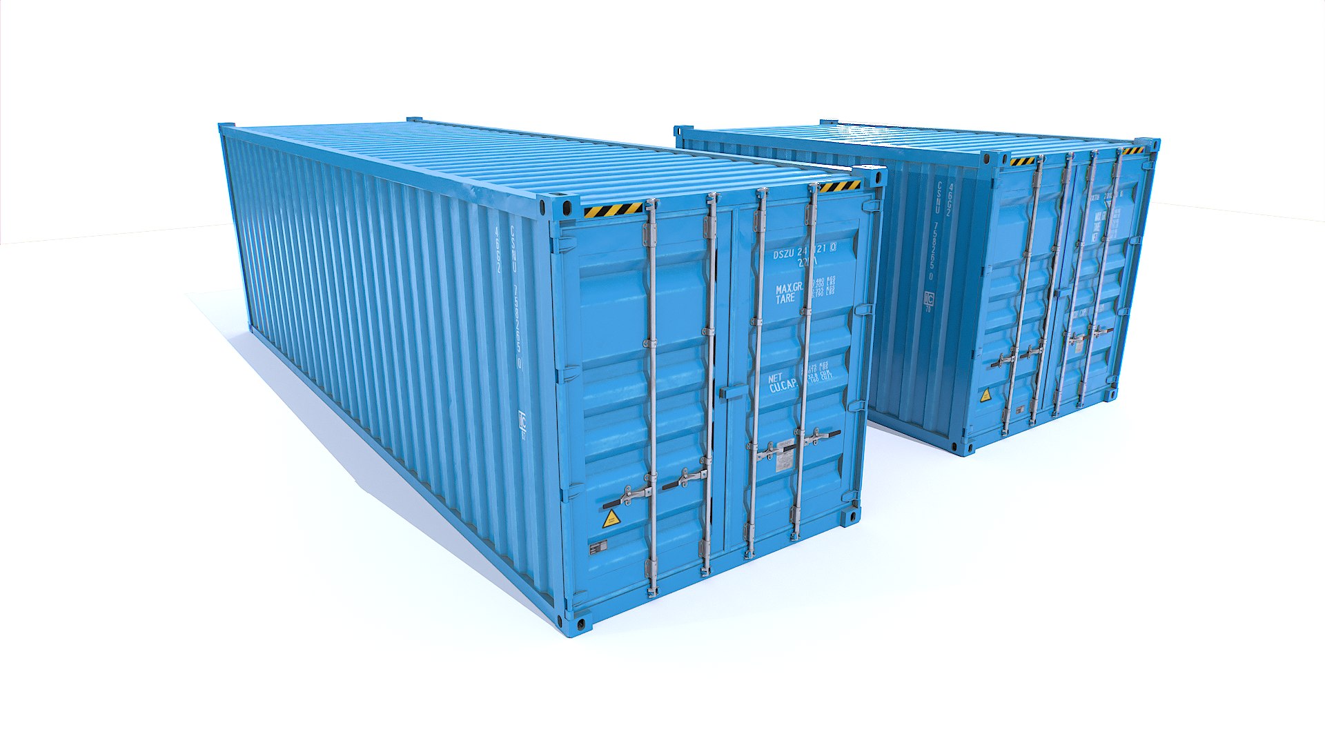 Ship Containers Set 3D - TurboSquid 2134447