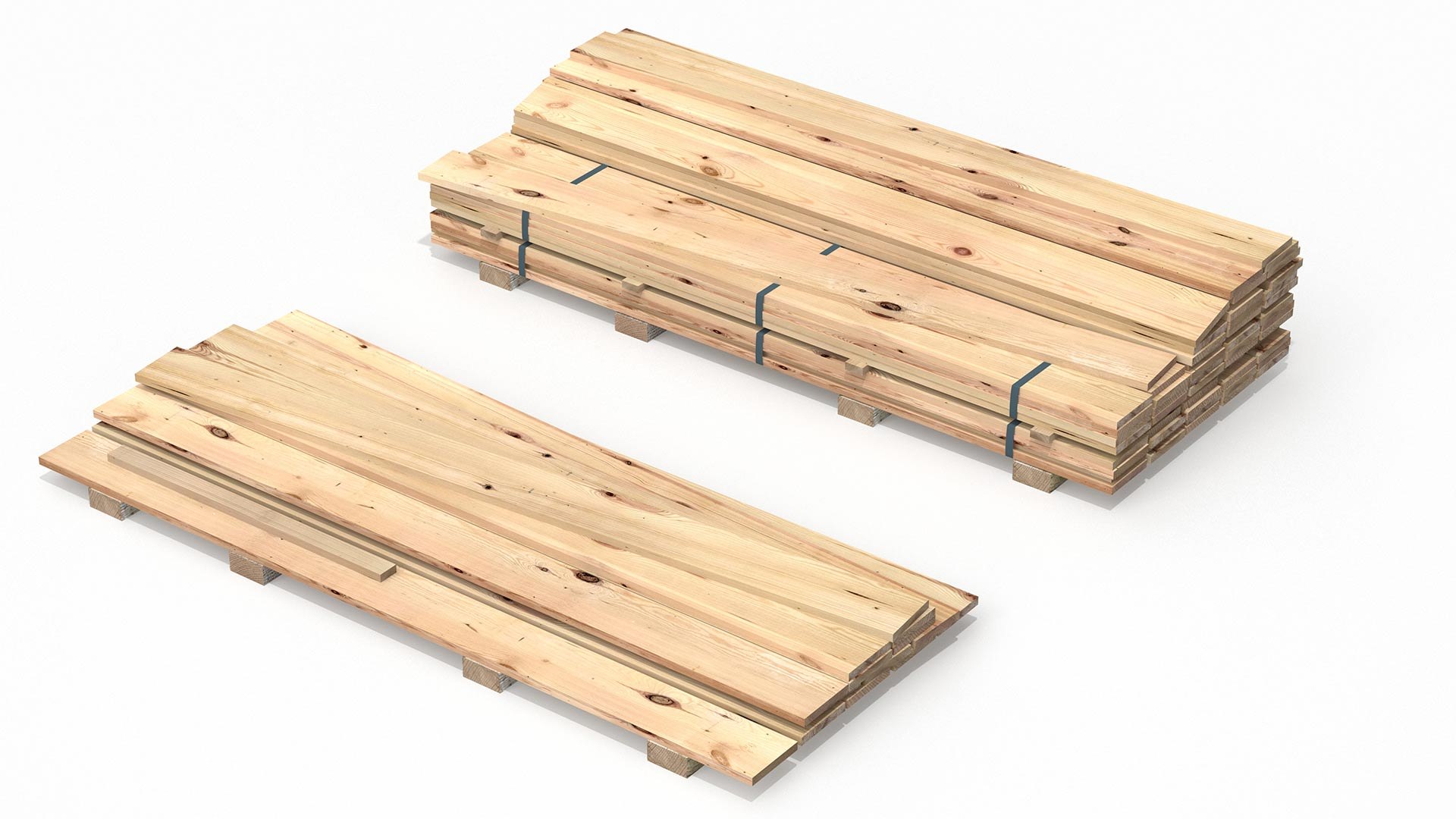 Stack Of Wooden Planks PBR 2 3D Model - TurboSquid 2185563