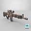 Steampunk Machine Gun - High-Detail Weapon Model with PBR Textures