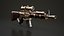 Steampunk Machine Gun - High-Detail Weapon Model with PBR Textures