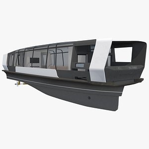 3D Electric River Tram Simplified