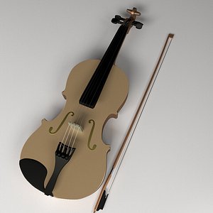 violin bow 3d model