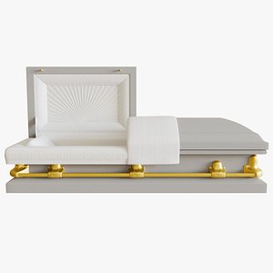 Opened Funeral Casket