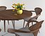 Cherner table set with tulip flower