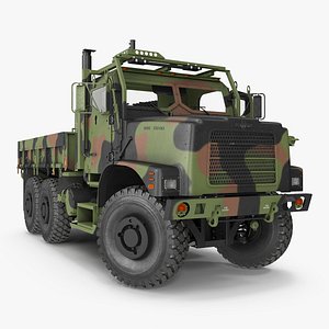 military cargo truck oshkosh 3D