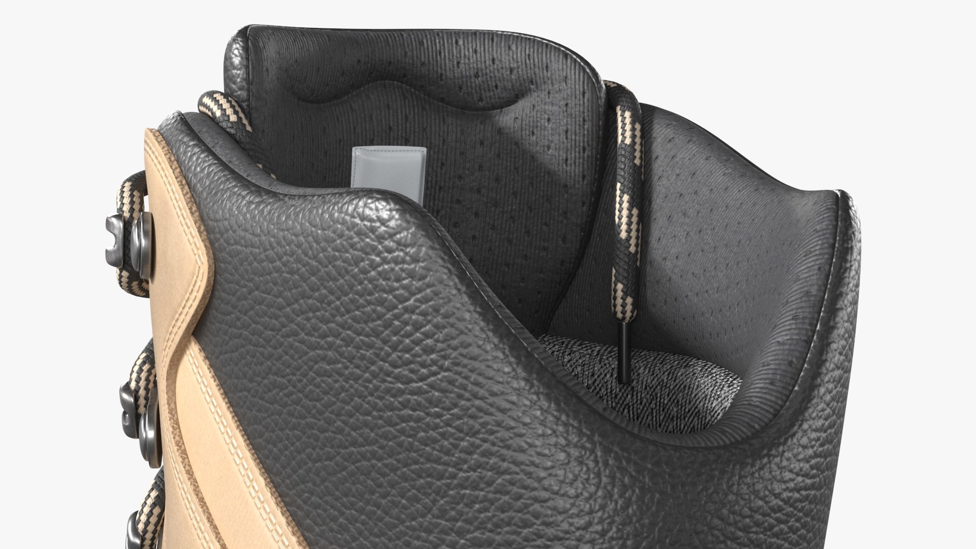 3D Model Boots For Hiking Beige - TurboSquid 2284123