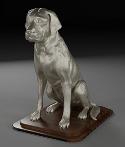 3D labrador-sits model