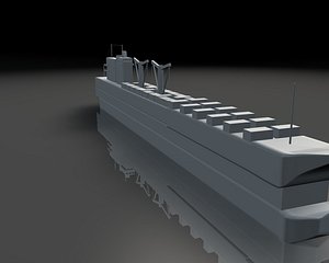 container ship 3d model