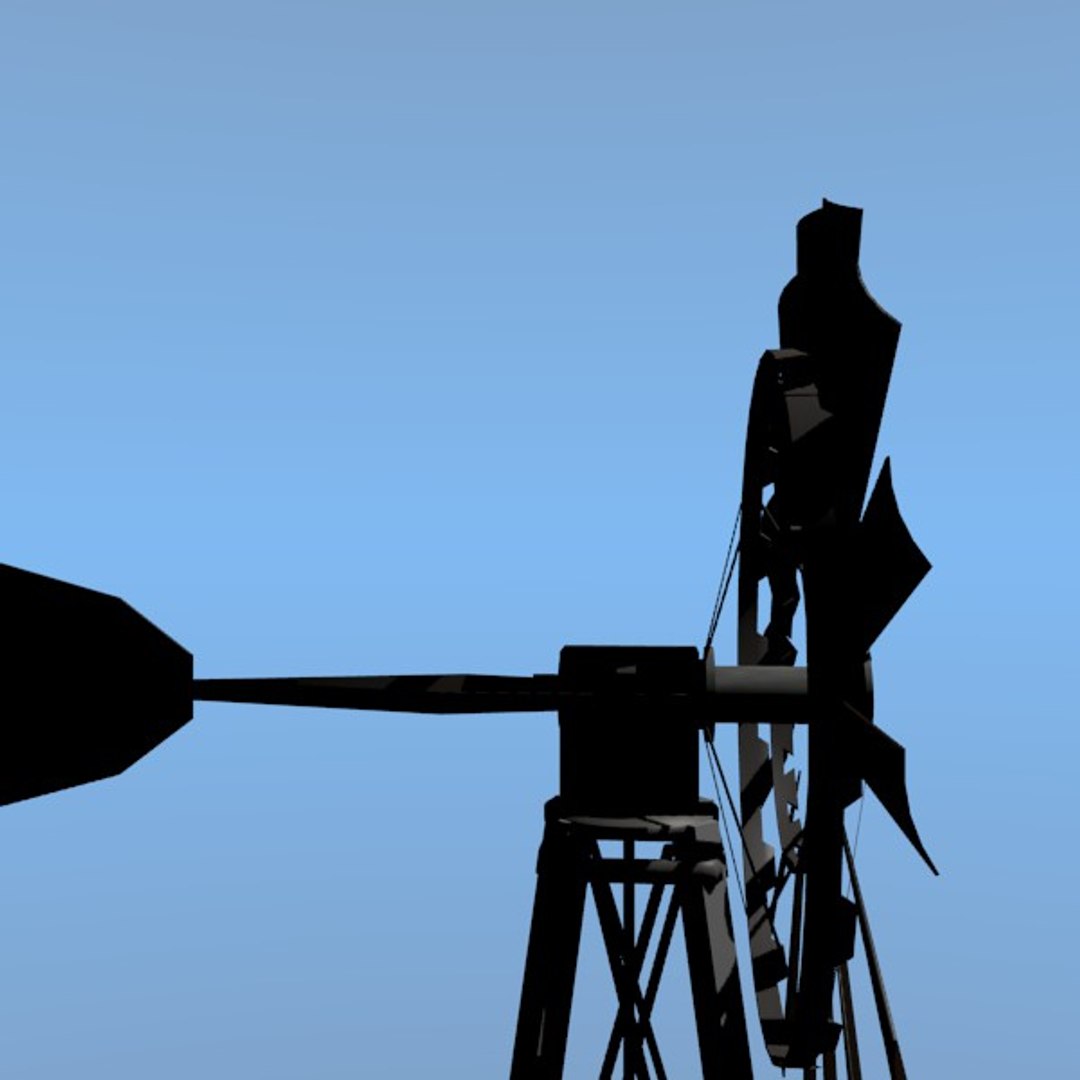Free Obj Model Windmill