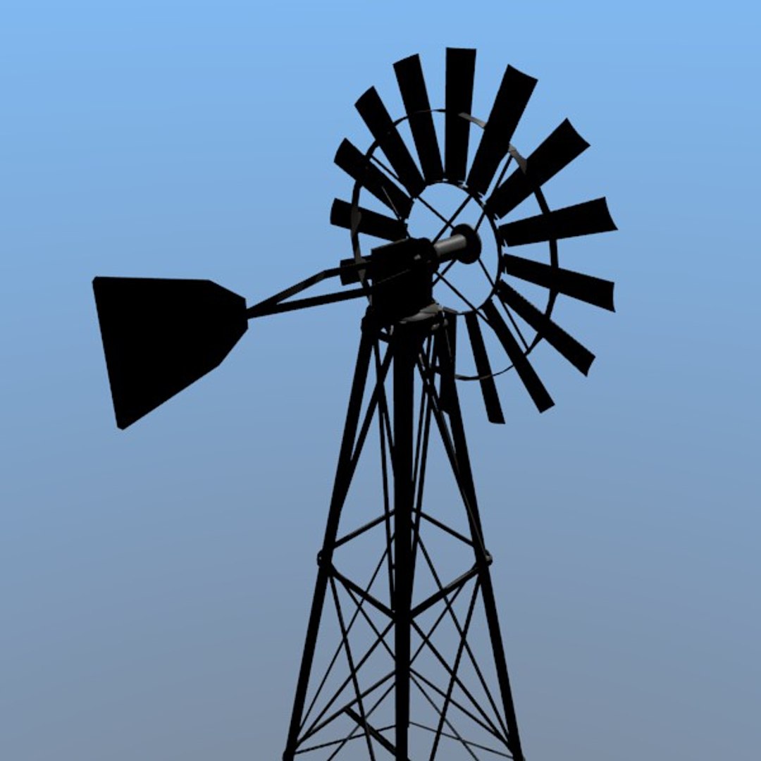 Free Obj Model Windmill