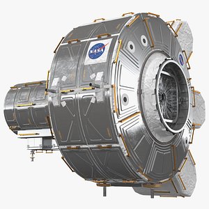 iss quest joint airlock 3D model