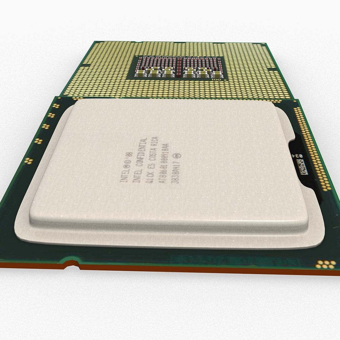 3d Obj Cpu Intel I7 Component