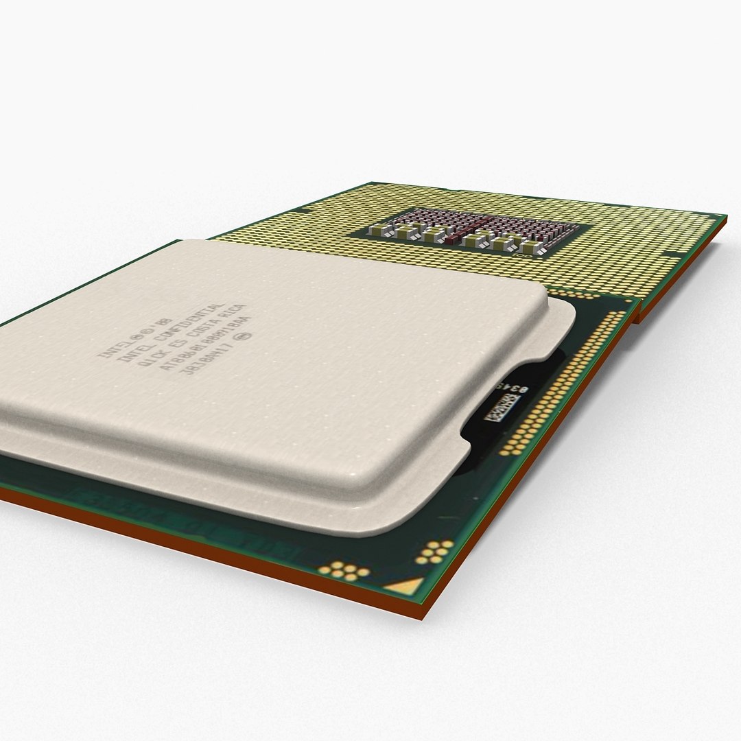 3d Obj Cpu Intel I7 Component