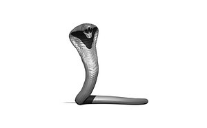 head cobra snake statue model