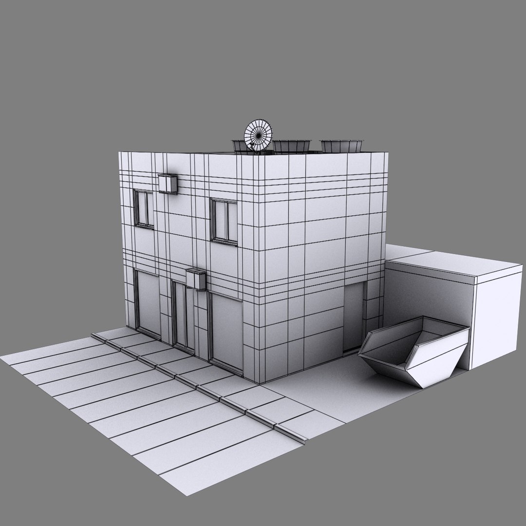 House Shop 3d Model