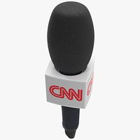 CNN News Reporter Wireless Microphone Square